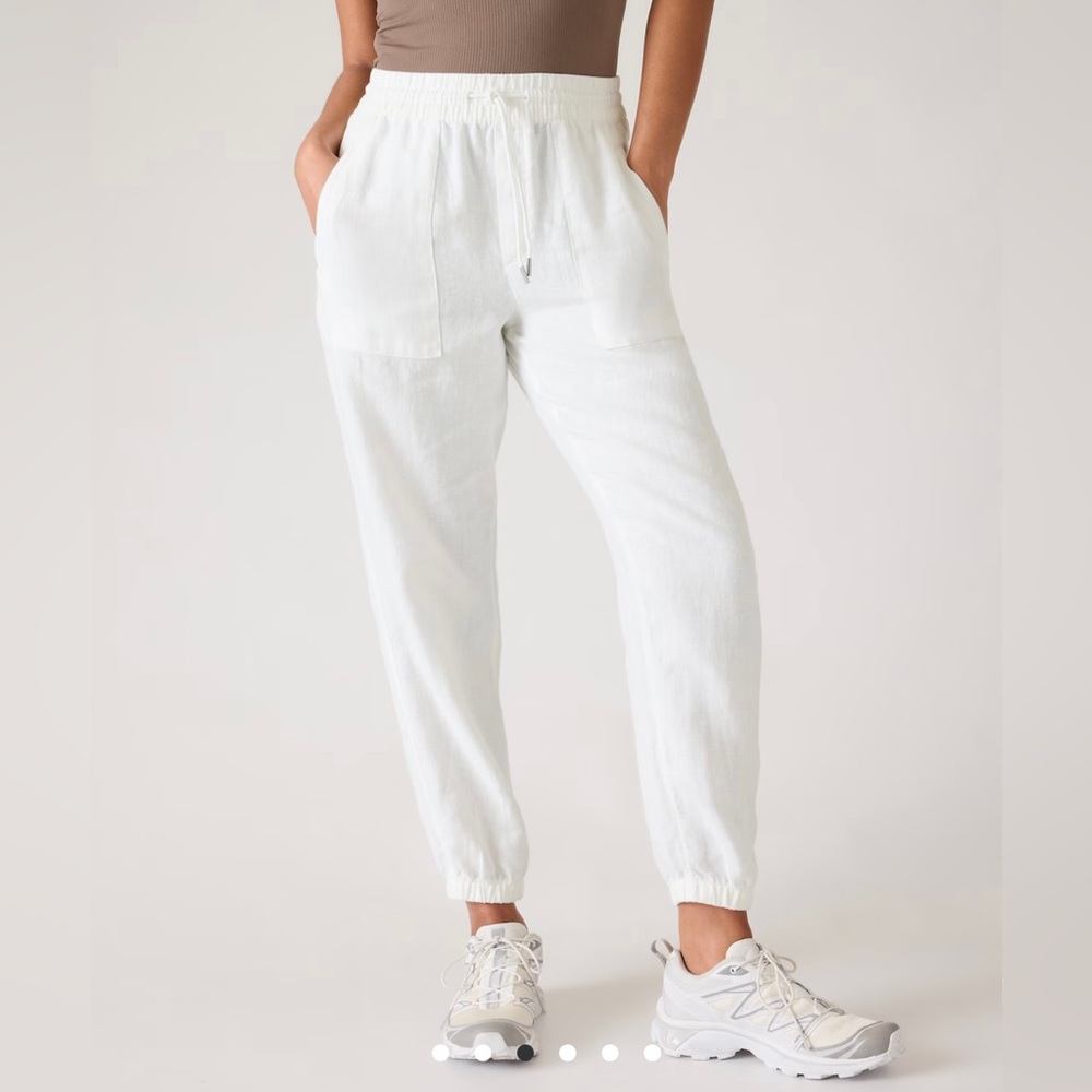 Athleta Retreat Linen High Rise Jogger
